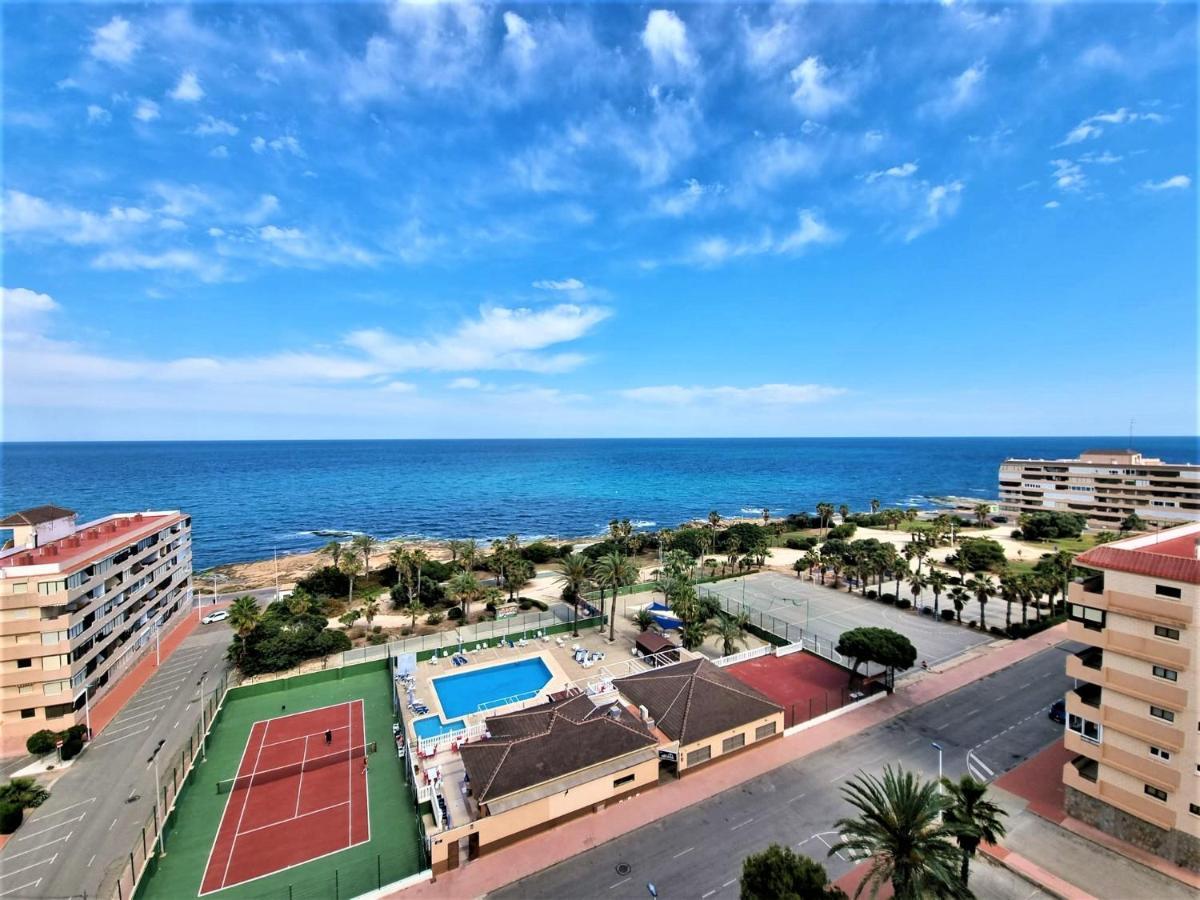 2-Schlafzimmer-Penthouse-Apartment mit frontalem Meerblick Torrevieja Exterior foto