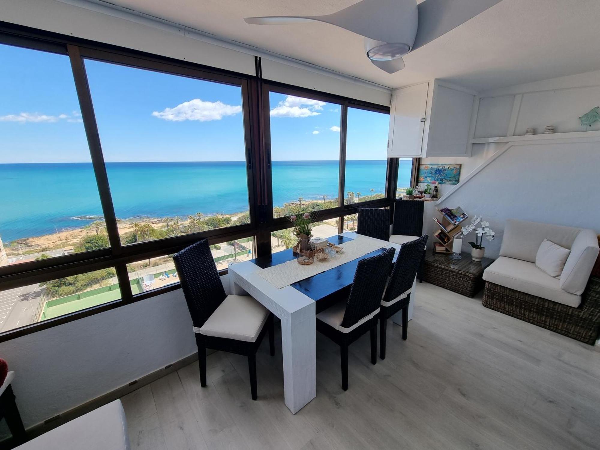 2-Schlafzimmer-Penthouse-Apartment mit frontalem Meerblick Torrevieja Exterior foto